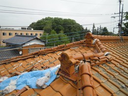 屋根修理施工前